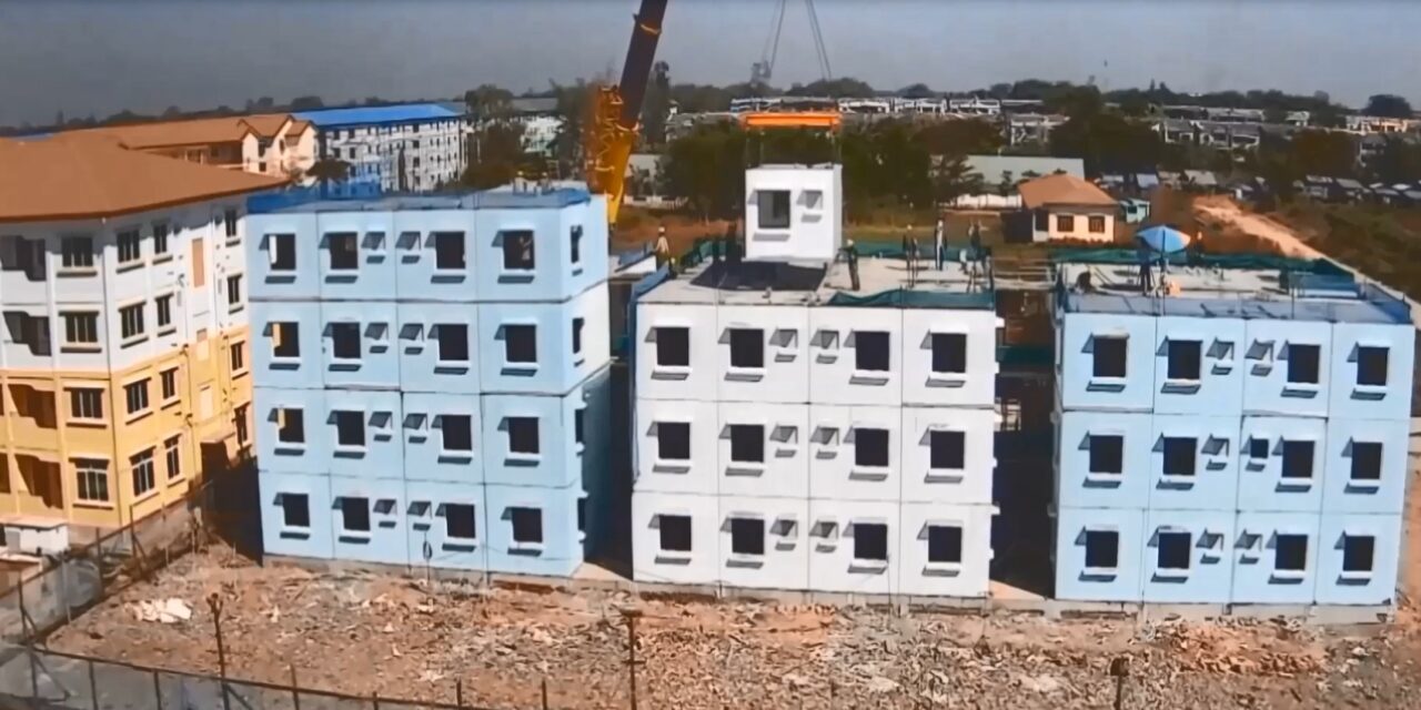 Advancing Modular Construction with PPVC Housing in Yangon